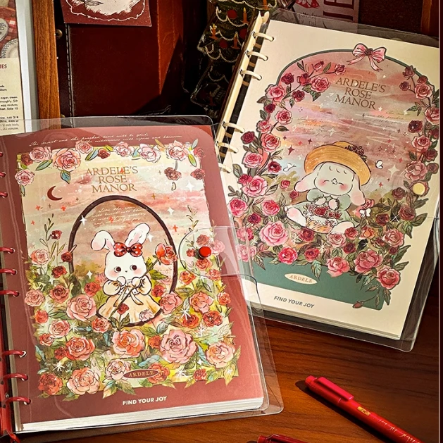 元气-玫瑰庄园B5活页本-yqd1591