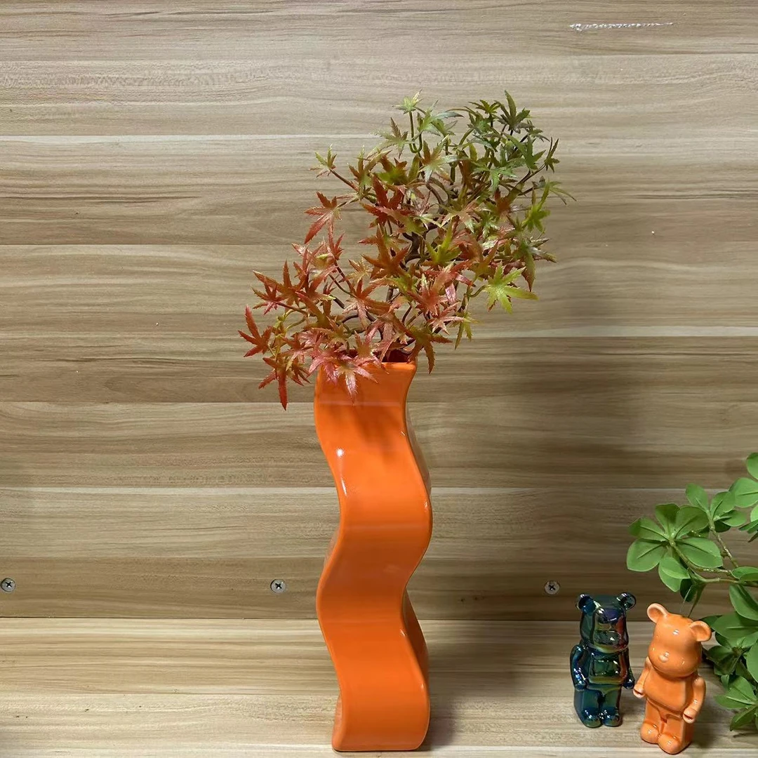 微瑕外贸陶瓷瓶出口陶瓷高档水培陶瓷瓶电视柜陶瓷