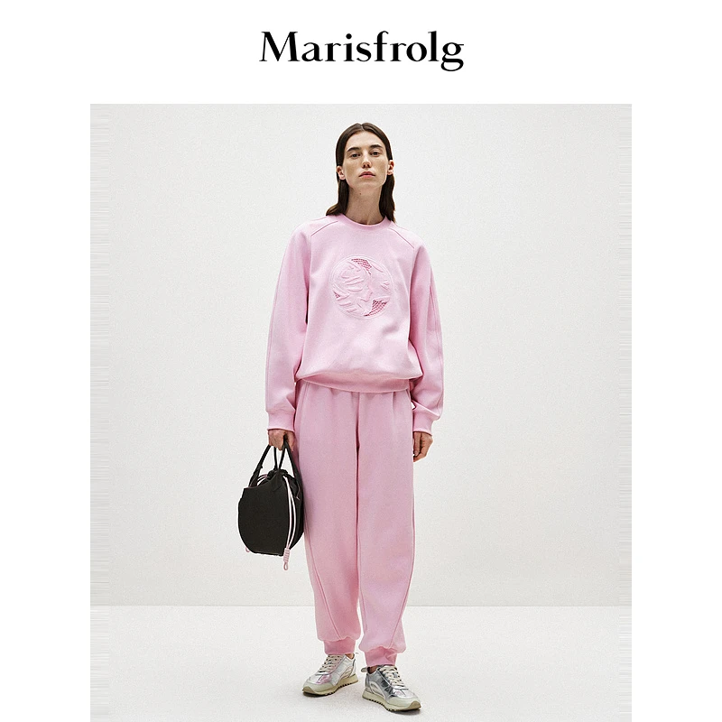 【晨晨甄选】Marisfrolg玛丝菲尔时尚休闲简约长袖卫衣
