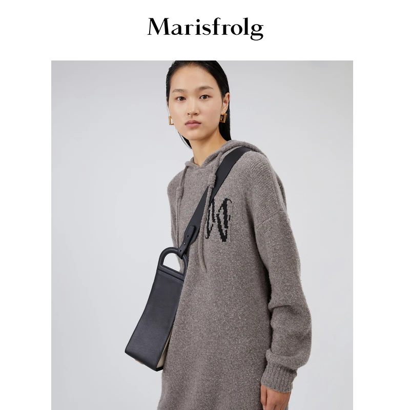 【众星精选】Marisfrolg/玛丝菲尔连衣裙宽松时尚长袖简约