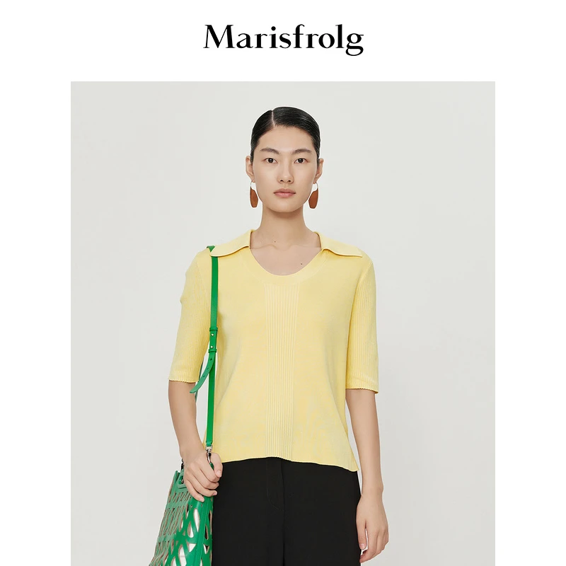 【艾钱钱精选】Marisfrolg/玛丝菲尔时尚休闲针织衫A1BW1816M