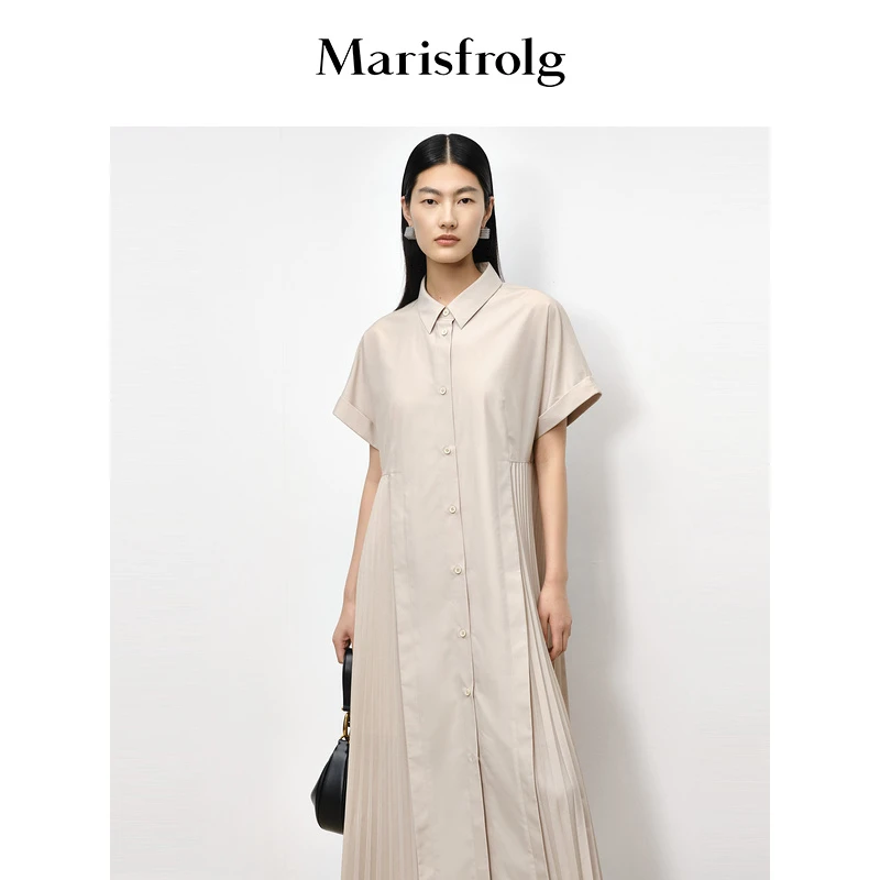 【众星精选】Marisfrolg玛丝菲尔时尚连衣裙A1DE30646中腰
