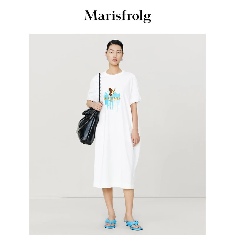 【羊羊专属】Marisfrolg玛丝菲尔女士连衣裙A1DE25586女装白色