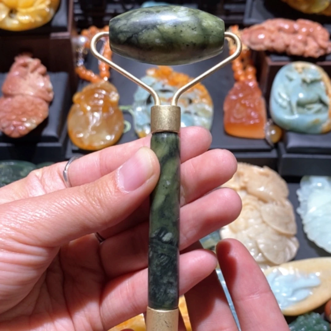 【闪购商品】蛇纹石玉颈饰合金