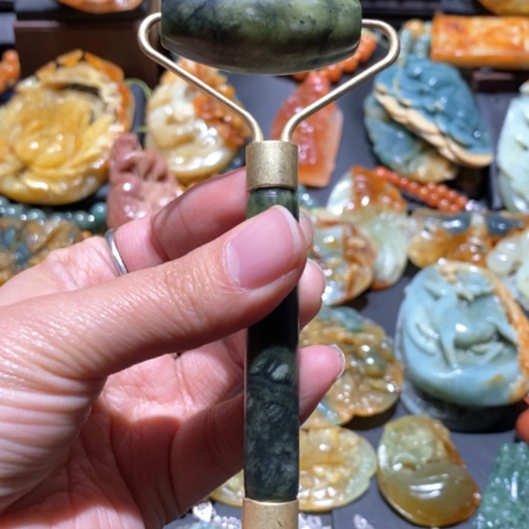 【闪购商品】蛇纹石玉颈饰合金
