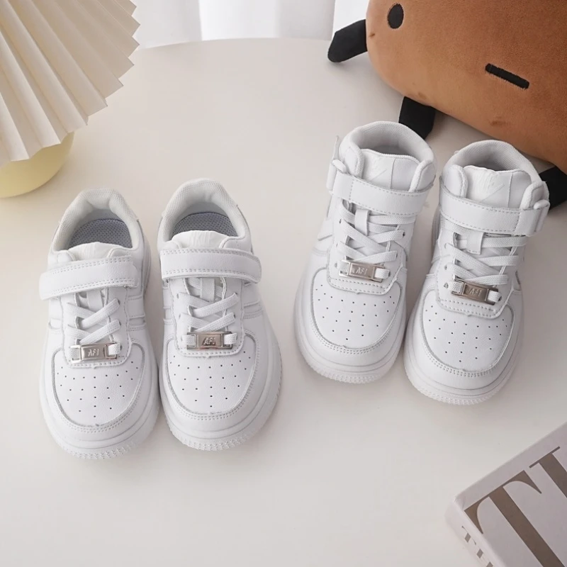 男童女童小白鞋学步鞋低帮高帮单款运动鞋 20018