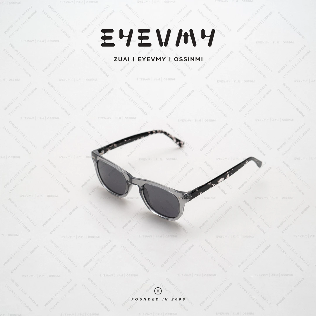 【冰透撞色墨镜】经典方框太阳镜时尚拼色TR框醋酸板材眼镜A24CE023