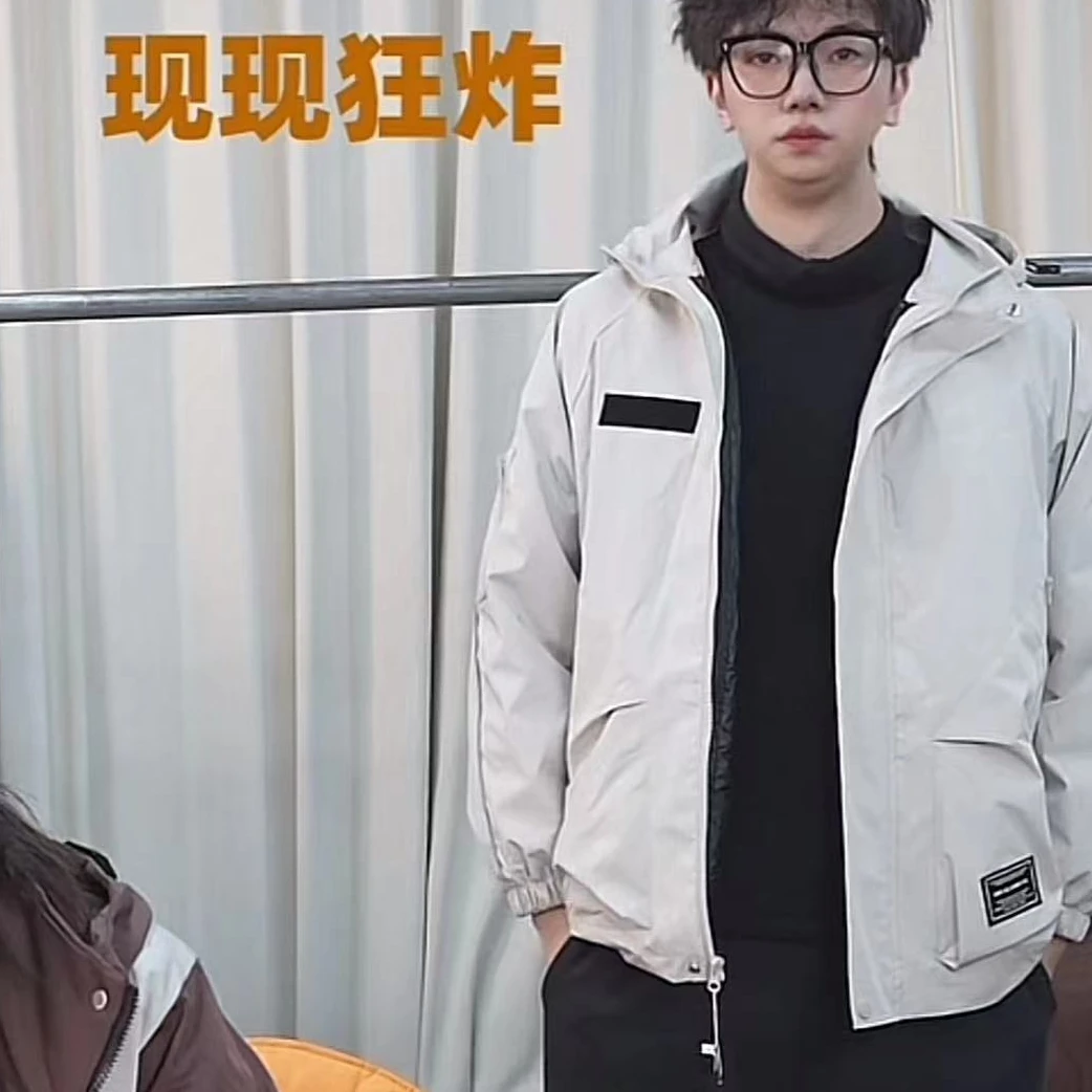 8803《米灰》小涵家玲姐优选韩版洋气百搭日常时尚连帽洋气羽绒服