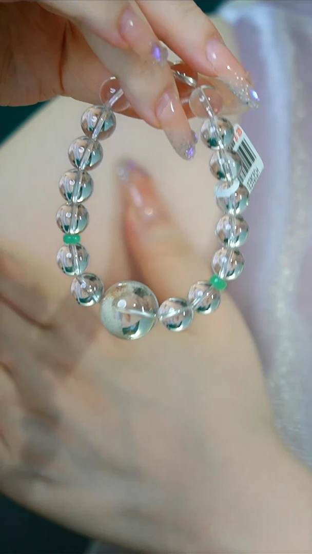 【闪购商品】水晶手链未镶嵌白水晶白幽灵单圈手链