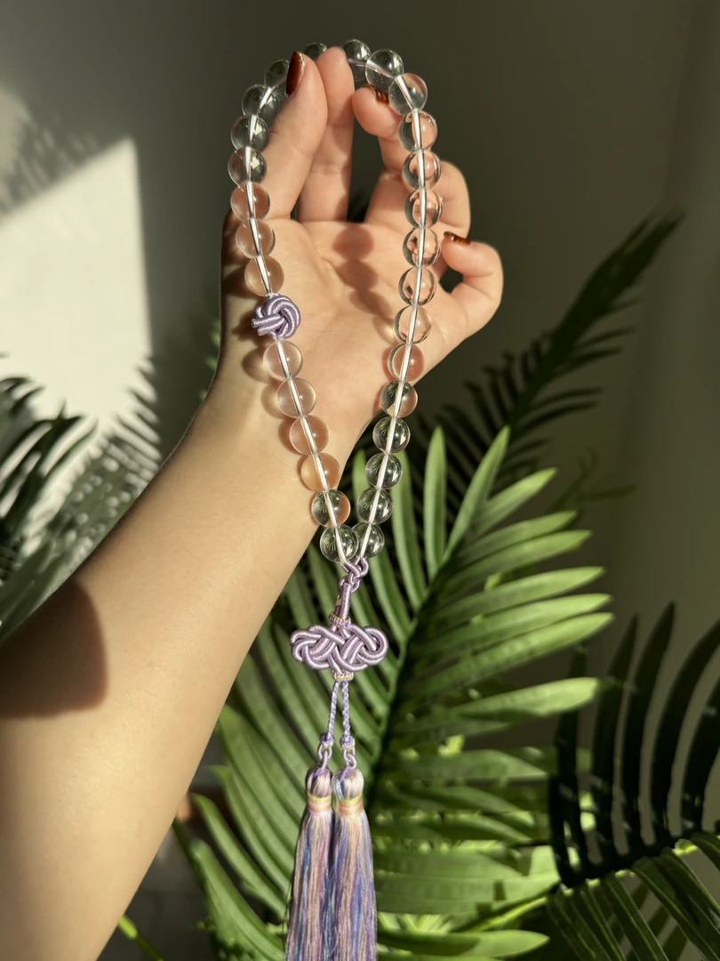 碧痕·白水晶流苏车挂