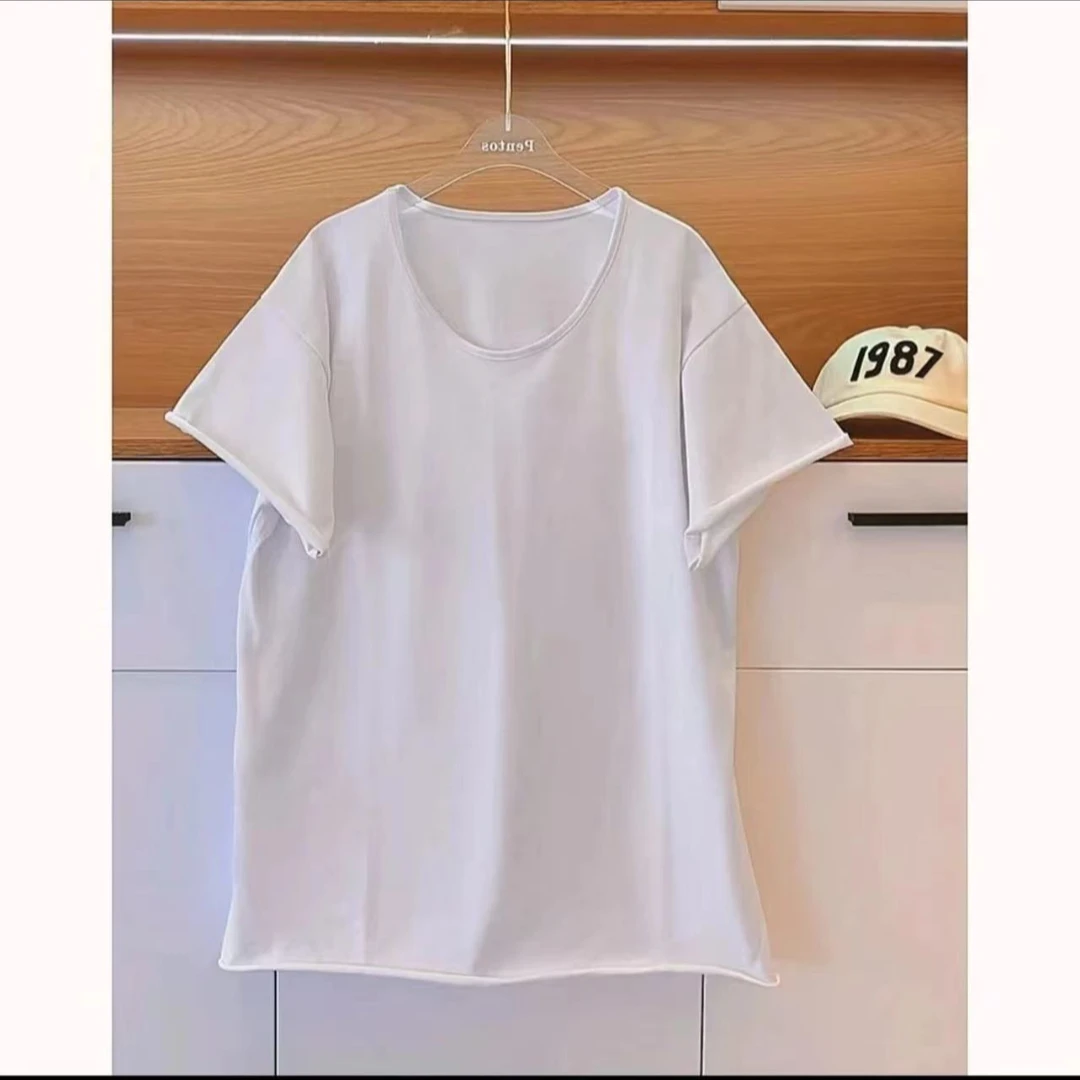 GILUOXI2025 LV外贸原单尾单无标情侣短袖T