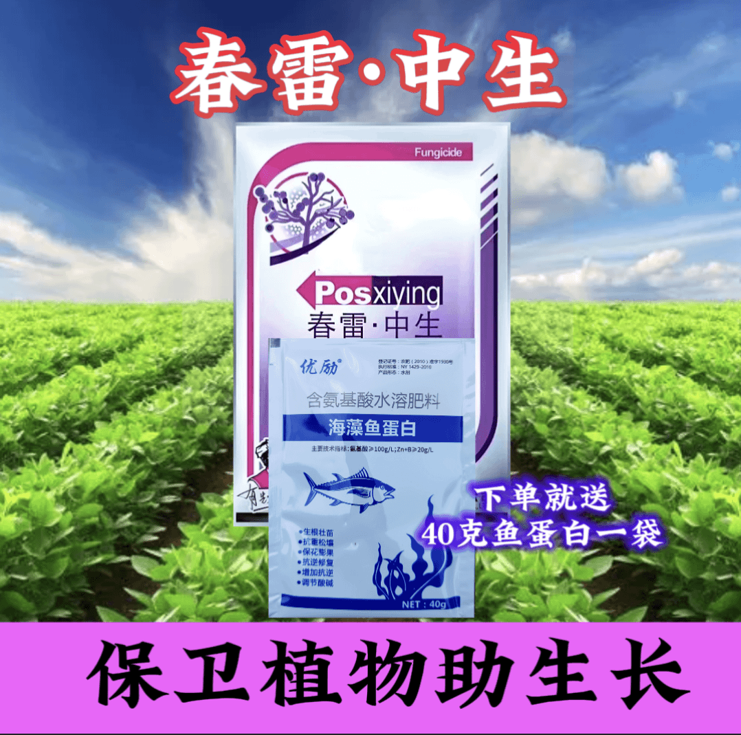 春雷中生13%农作物黄瓜细菌性角斑助生长专用