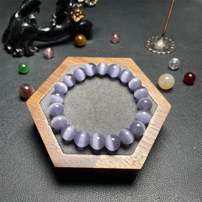 【喜尚甄选】紫色猫猫创意DIY手串手工美记时尚套链