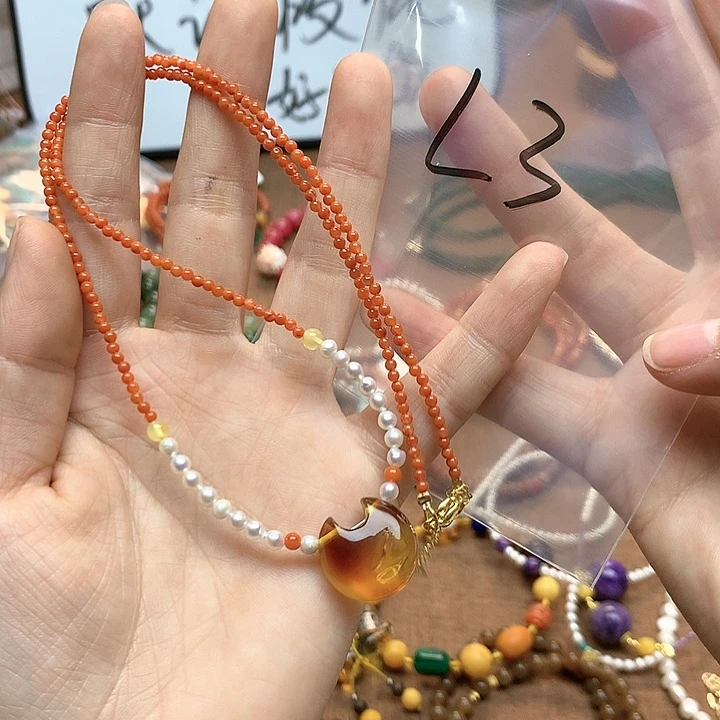 针钠钙石（海纹石）手链未镶嵌