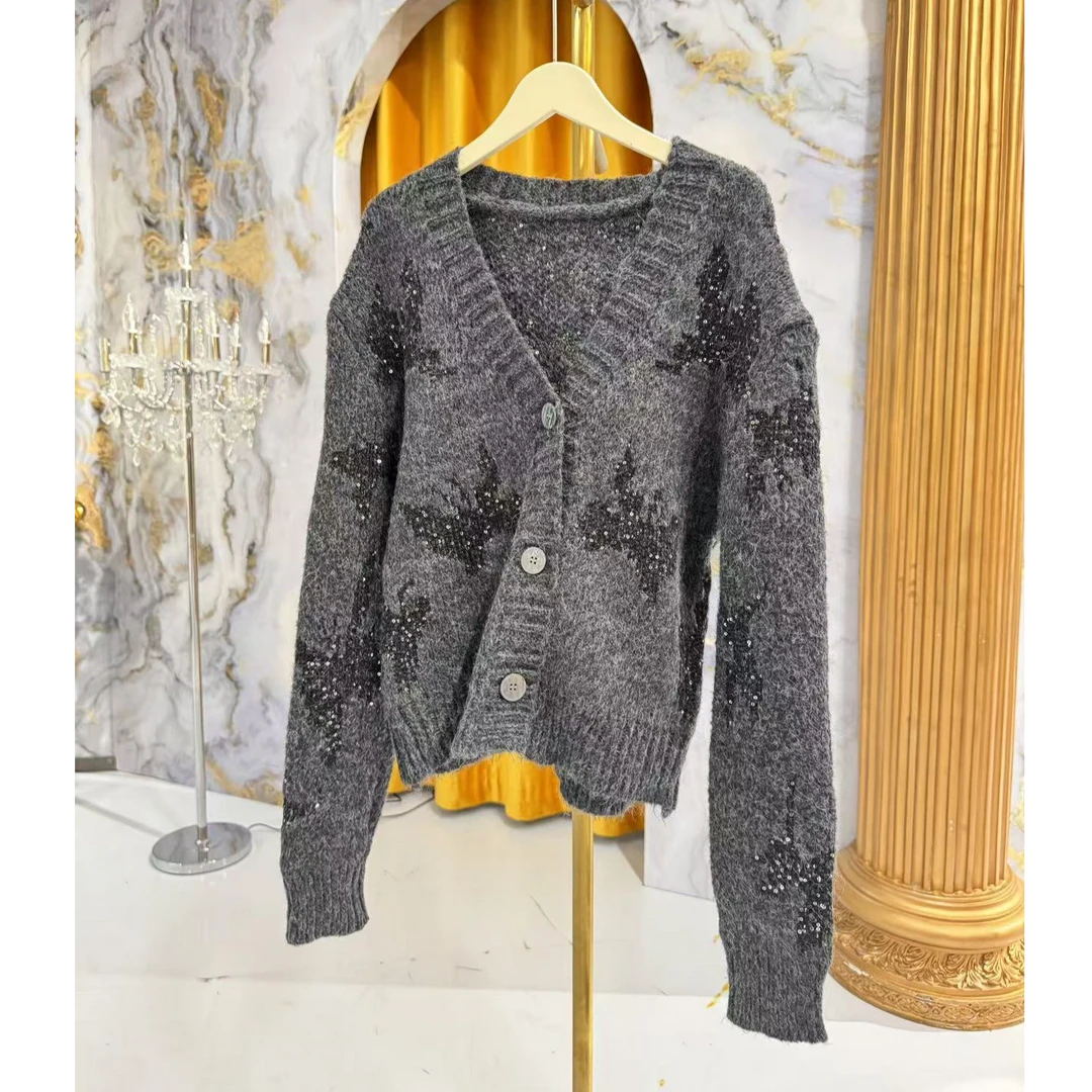 方知有【韩国高端线订单】羊驼毛羊毛毛衣W039