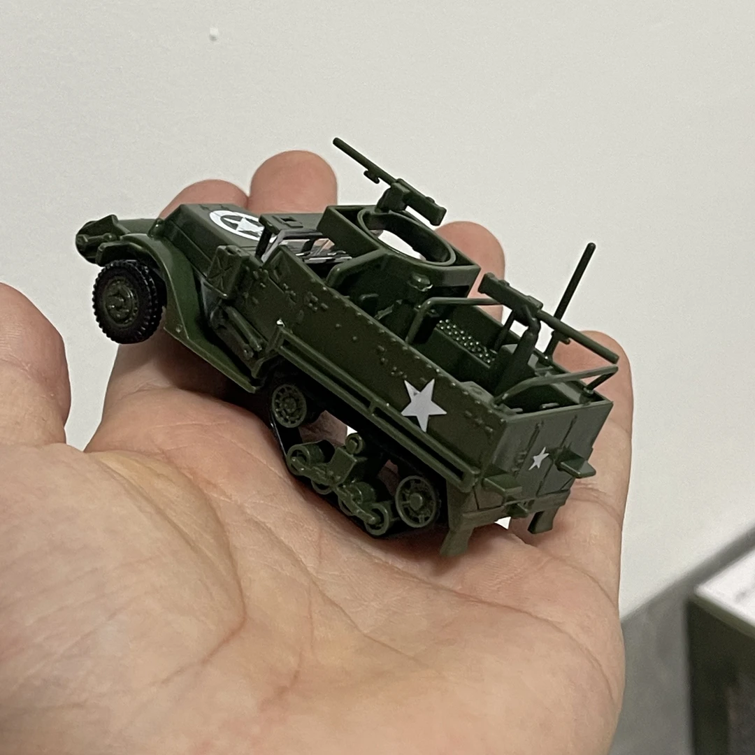 【M3A1半履带车模型】1:72拼装模型ABS工程塑料买五款送钳子