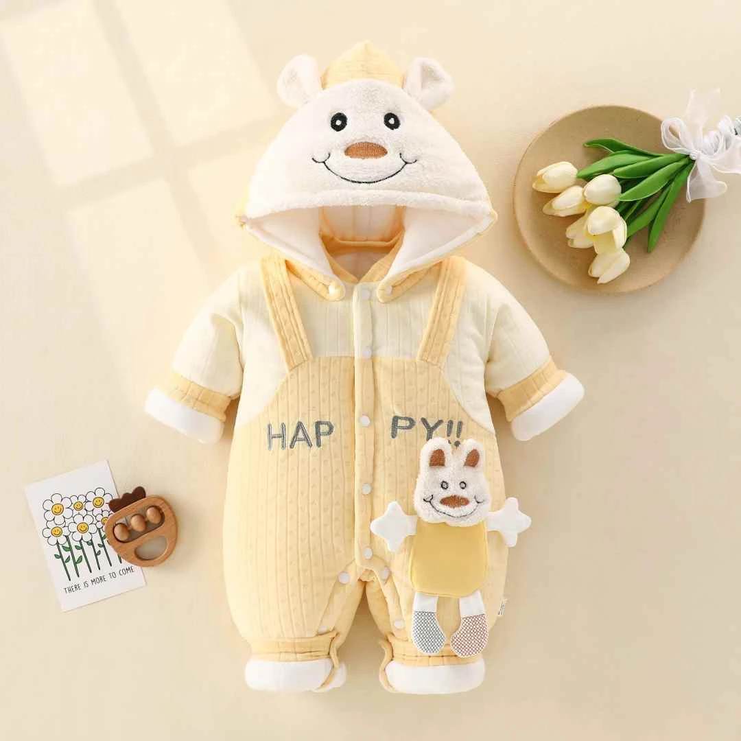 [600克外出服]宝宝外出服婴儿连体保暖爬服