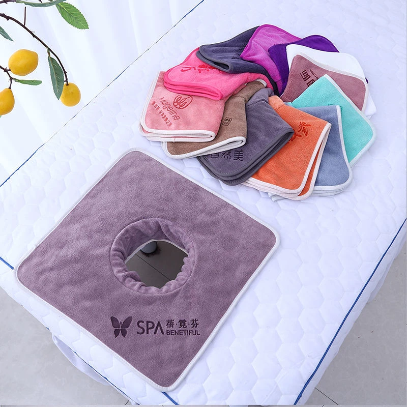 美容院专用趴巾美容床洞巾趴洞巾推拿按摩床床头带洞床垫床单枕头