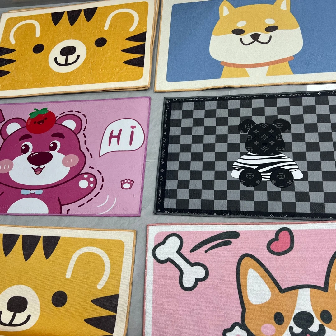 入门垫，卧室，卫浴门口垫防滑防水加厚地垫 可爱卫生间吸水耐脏