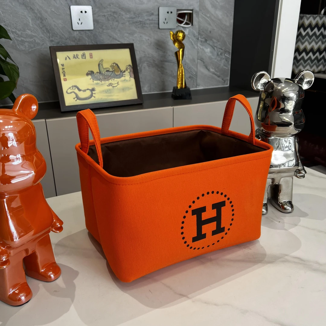 衣服收纳箱家用衣柜分层整理盒放收纳整理棉麻折叠储物筐神器DB