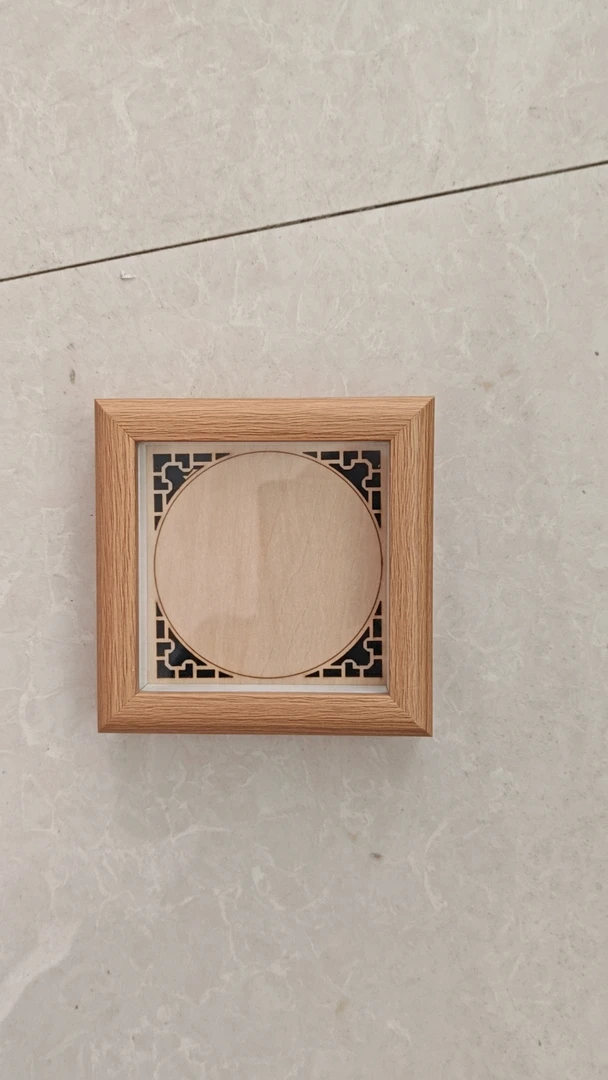 方四寸画框+椴木烙画板，十套包邮