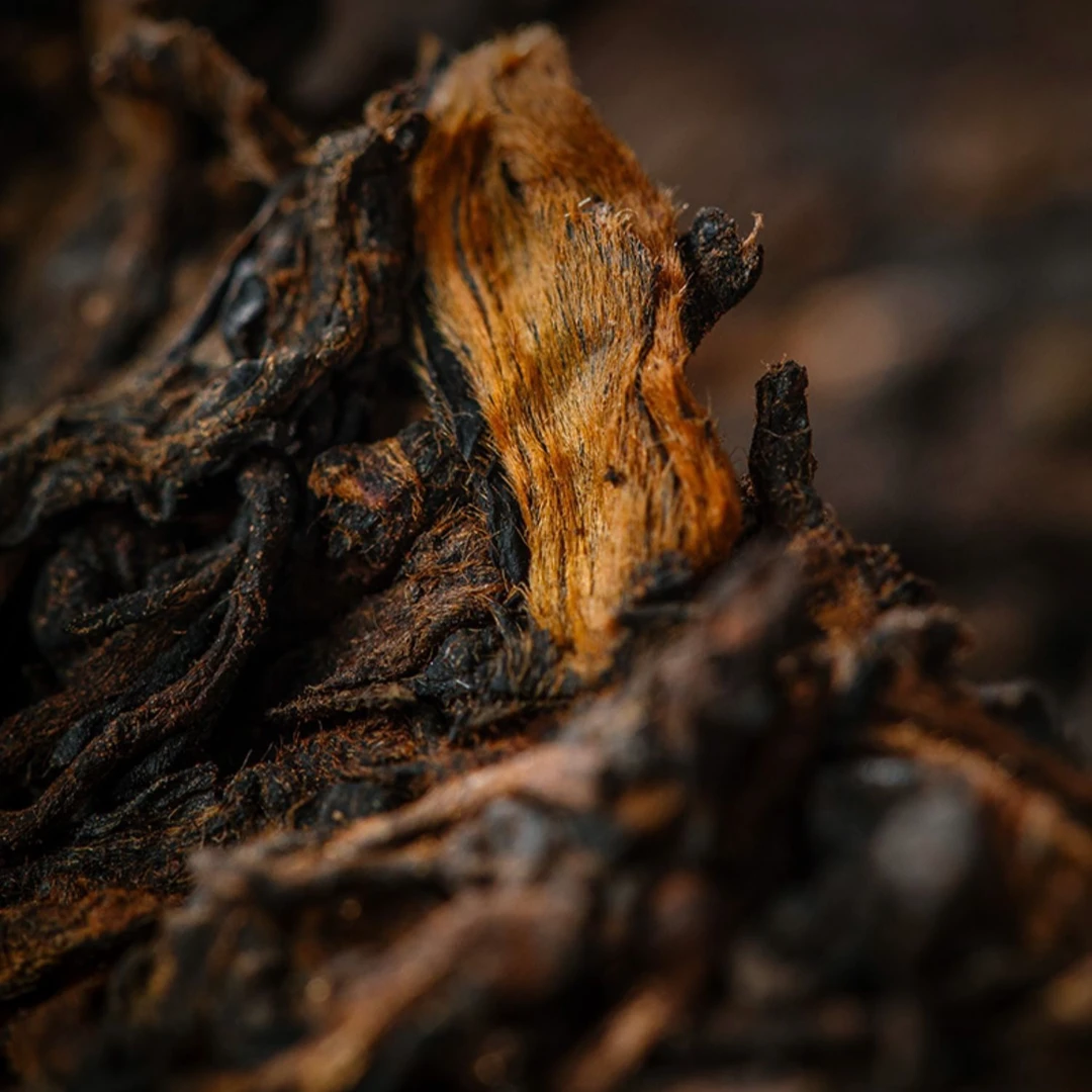 MI JING LING YE/秘境灵叶2018年小户赛古树熟茶散料/普洱生茶