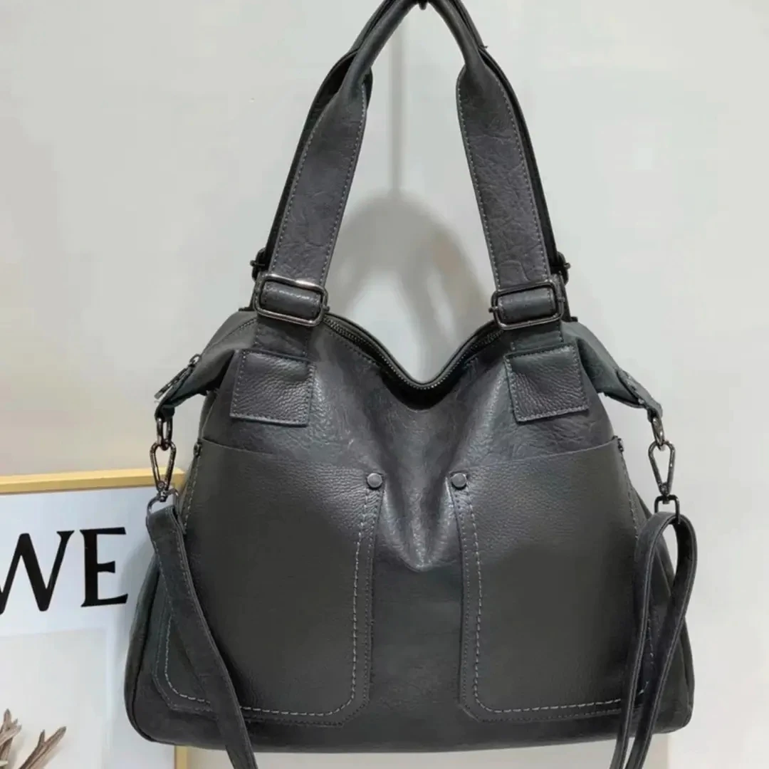 大托特新款女神手提大包冬天大容量百搭斜挎单肩包6291-6213