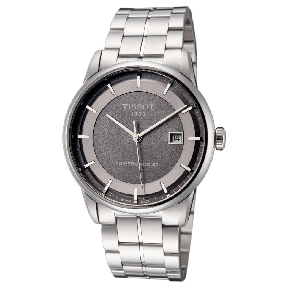 Tissot/天梭豪致系列全钢机械男士手表优雅经典#T0864071106100