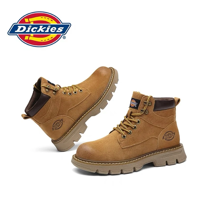 Dickies复古休闲高帮黄色马丁靴DKCWS1092M-黄色