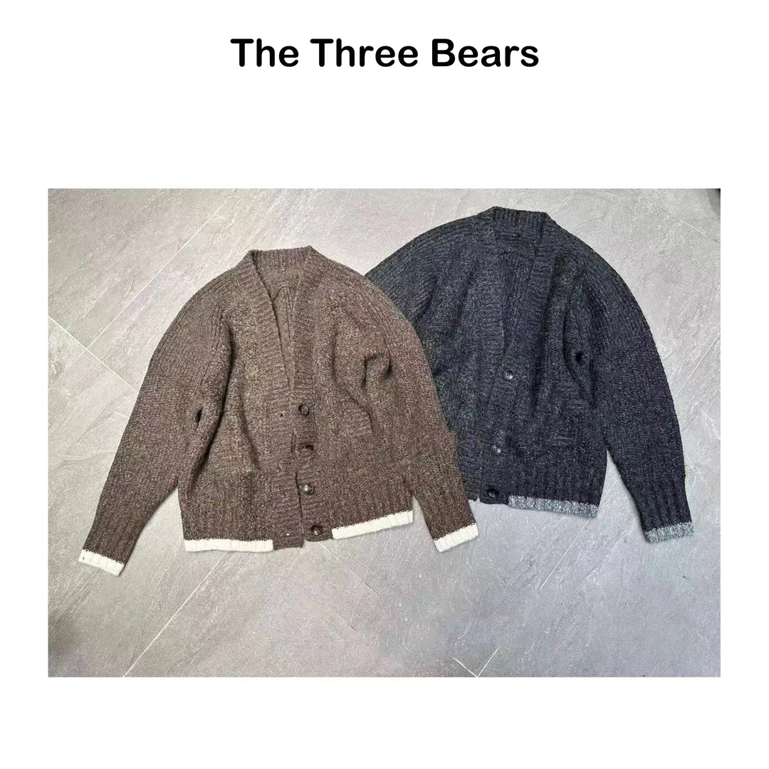 【MISS BEAR DESIGN】设计师版“宽松遮肉温暖”毛衣外套. 特别厚实