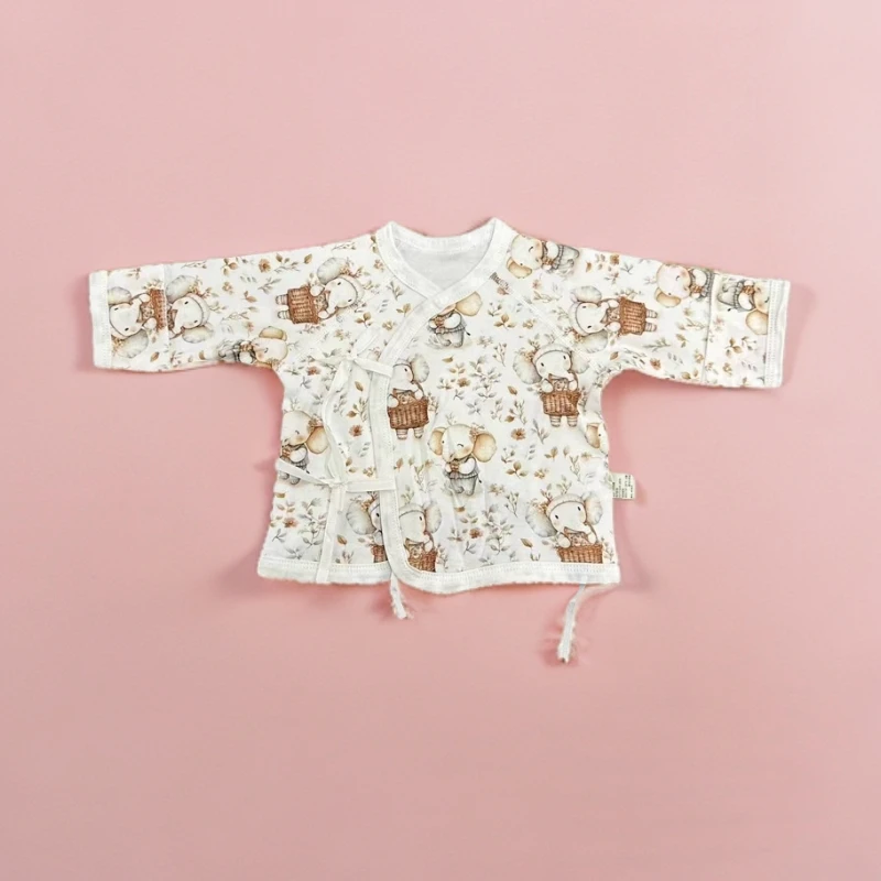 【贝瑞拉半背】 新生儿半背衣上衣宝宝和尚服