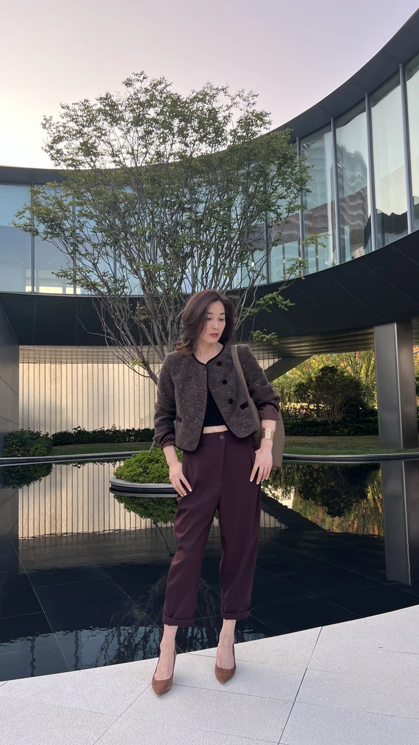 复古重工亮片小香外套