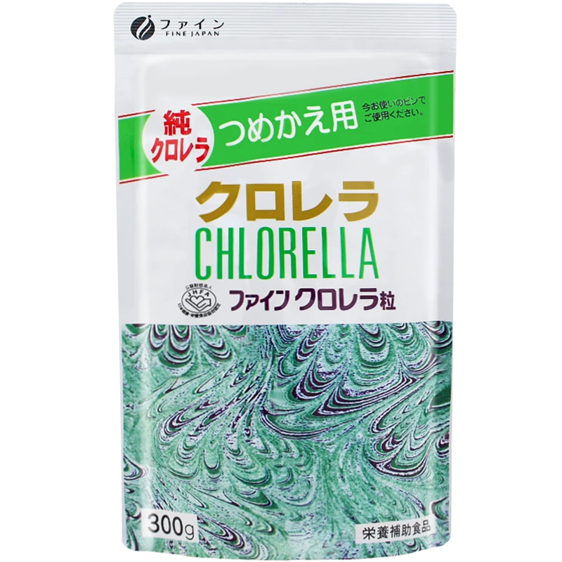 FINE JAPAN破壁蛋白核小球藻免疫日本进口正品非螺旋藻1500片/袋