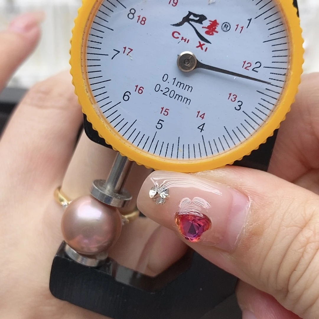 淡水珍珠戒指合金