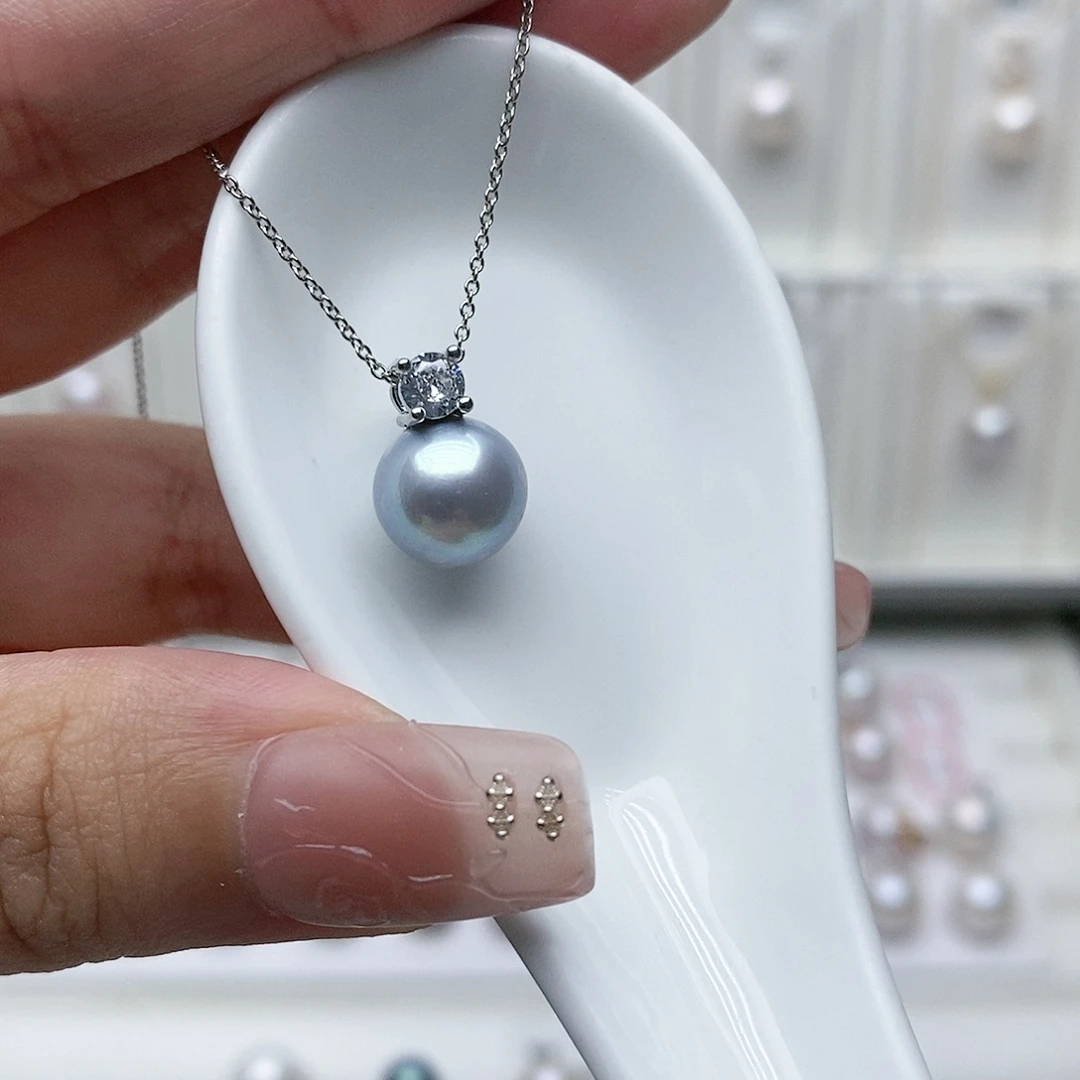淡水珍珠颈饰合金