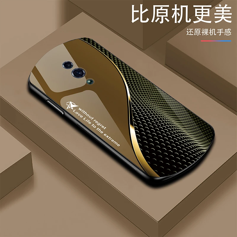 新款【OPPOReno】轻奢时尚简约大气耐磨玻璃手机壳