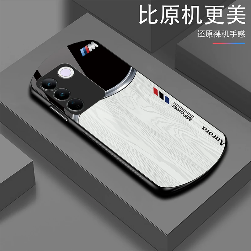 潮流【vivoS16Pro】轻奢高端定制Mpower帅气个性耐磨玻璃手机壳