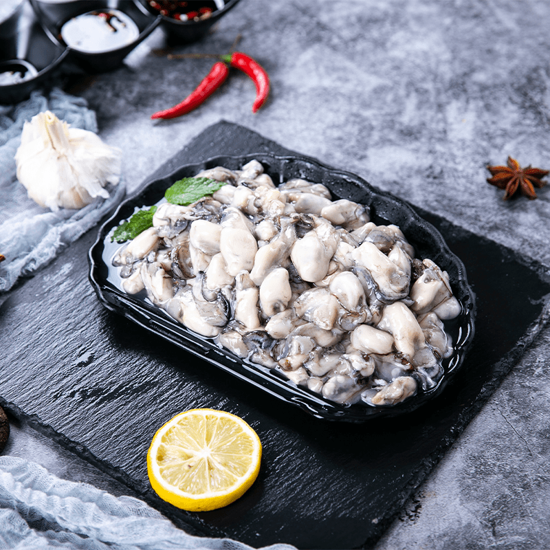 现剥海蛎肉 新鲜压冰 顺丰发货 当天现剥（到手1500g）送芥末酱油