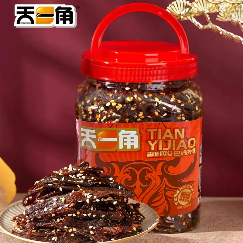 天一角麻辣牛肉干零食温州湖岭特产四川风味巴蜀牛肉冷吃手撕即食