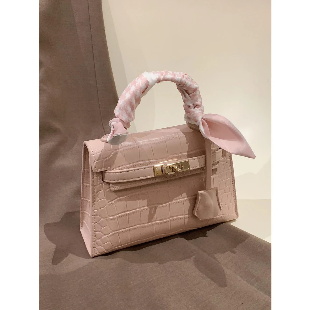 高质感小众轻奢千金凯莉包新款手提小包包女高级感单肩洋气百搭