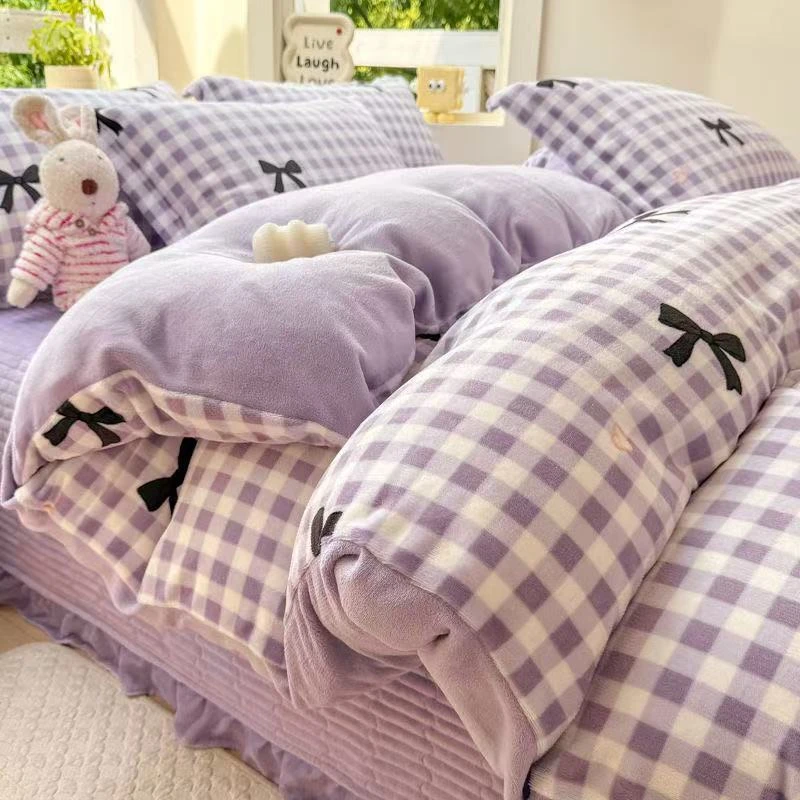 A101-200牛奶绒被套尺寸【200*230】孤品直播看花型选编码