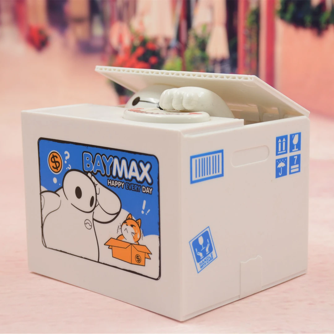 可爱创意吃钱猫储蓄罐贪钱猫电动偷钱猫存钱罐儿童节生日礼物玩具