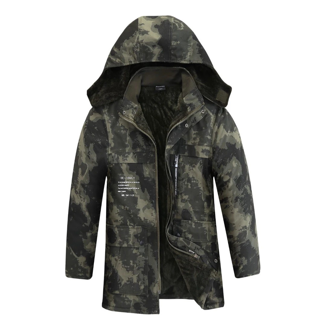 劳保棉袄防寒棉衣男工作服工装冬季加绒加厚外套棉服