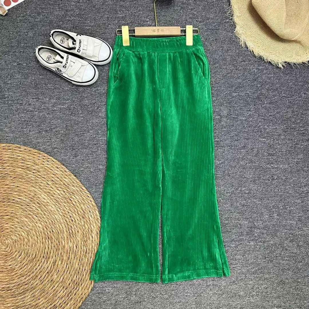 402绿色裤子0171
