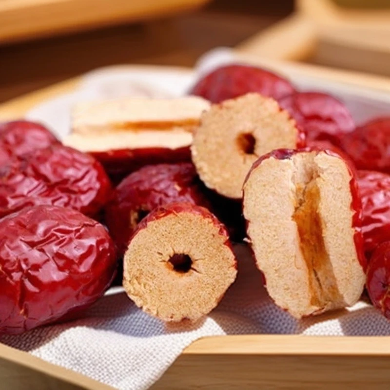 新疆若羌无核红枣去核灰枣软糯香甜养生煲汤泡茶糕点原料