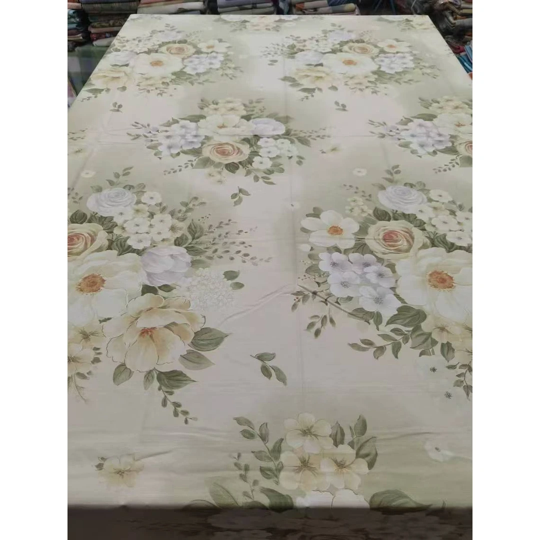 牡丹花园 山东粗布面料加厚加密段条提花三枚缎-床单:2m*2.4m