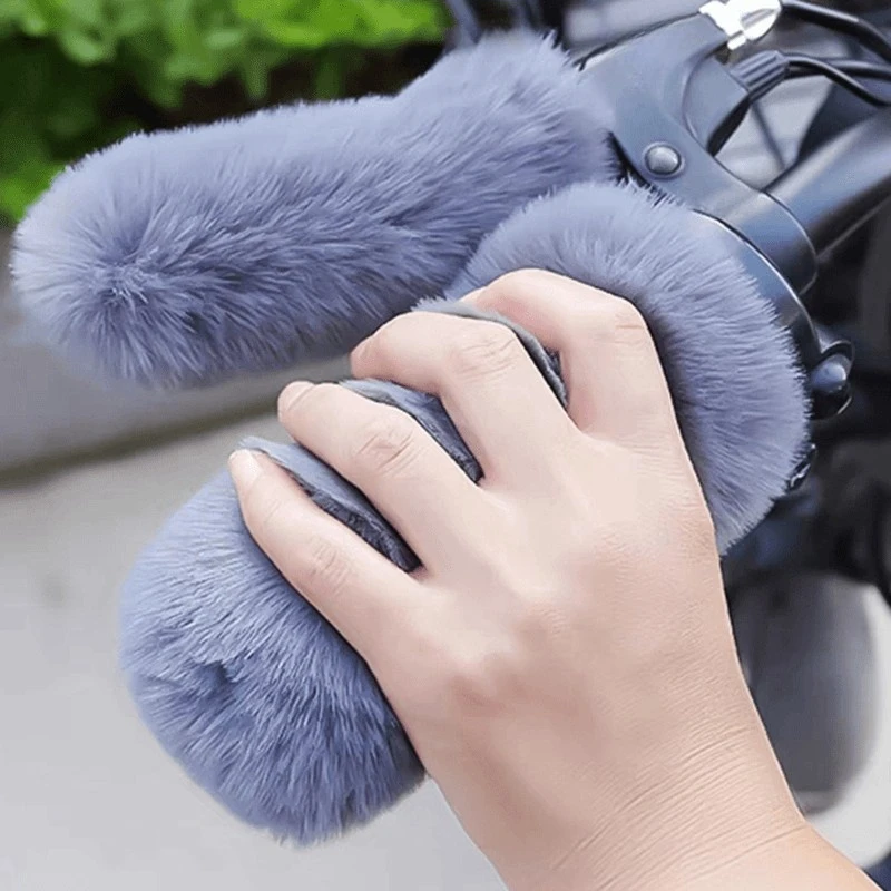 电动车摩托车手把套保暖手柄套防滑车闸刹车套防寒加绒加厚款冬季