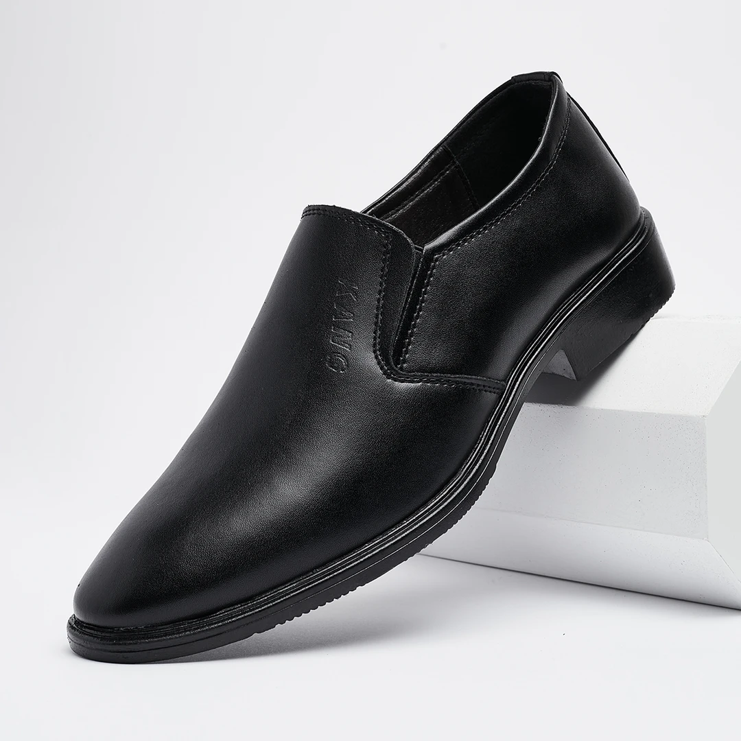 MTH666男正装商务休闲皮鞋一脚蹬四季款单鞋防滑耐磨男士百搭透气