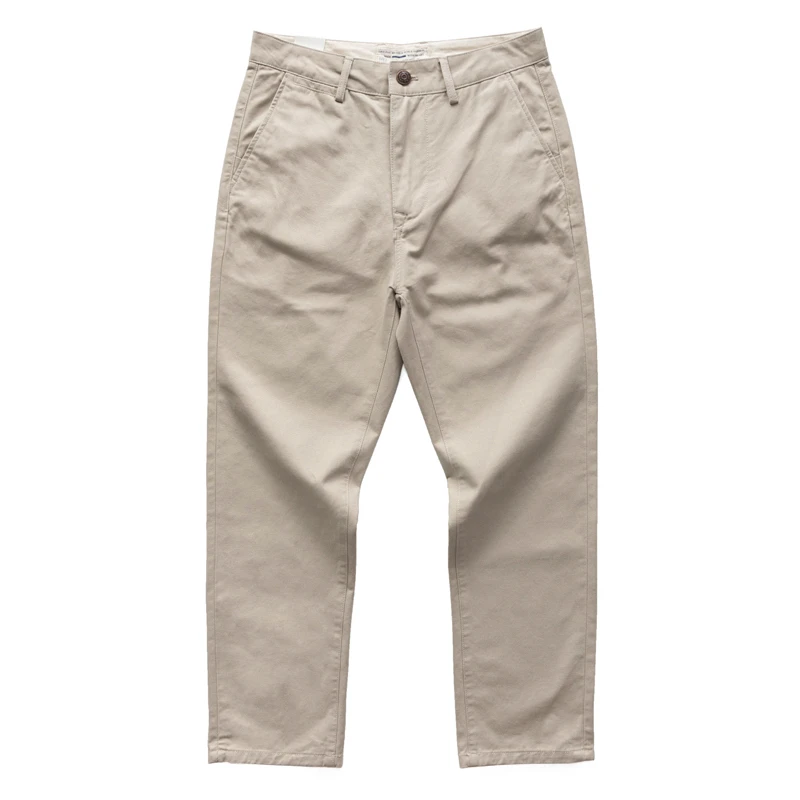 8501秋冬男士男款长裤基础款微宽松裤子纯棉休闲直筒裤潮流质感