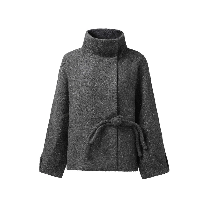 S·DEER圣迪奥品牌设计师轻奢通勤时尚气质百搭简约秋冬时尚外套